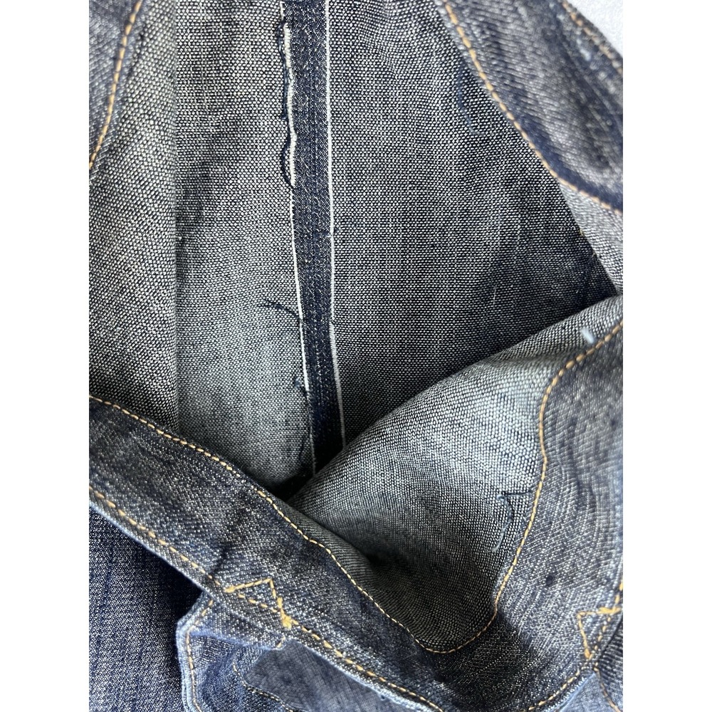 Unbranded Selvedge Denim Tote Bag Indigo Blue Heavyweight Cotton Work Bag Pocket - Picture 5 of 5